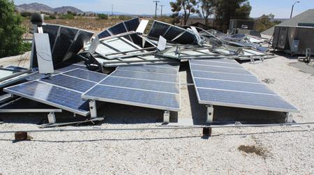 Wind load design of the solar rack 4